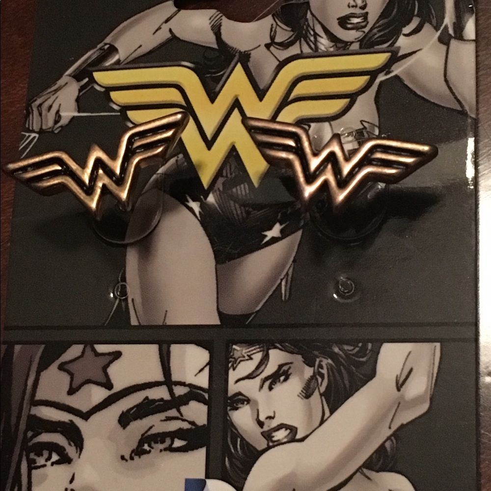 Wonder Woman earrings
